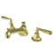 Kingston Brass KS4462HL 8" Widespread Bathroom Faucet, Polished Brass KS4462HL - alternate 1